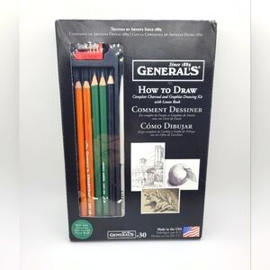 NWOT General's Pencil Learn to Draw Art Kit #30